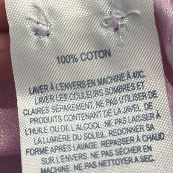 Ted Baker Fashion Pink Floral Cuff Link Dress Shirt size 17.5 - Picture 10 of 11